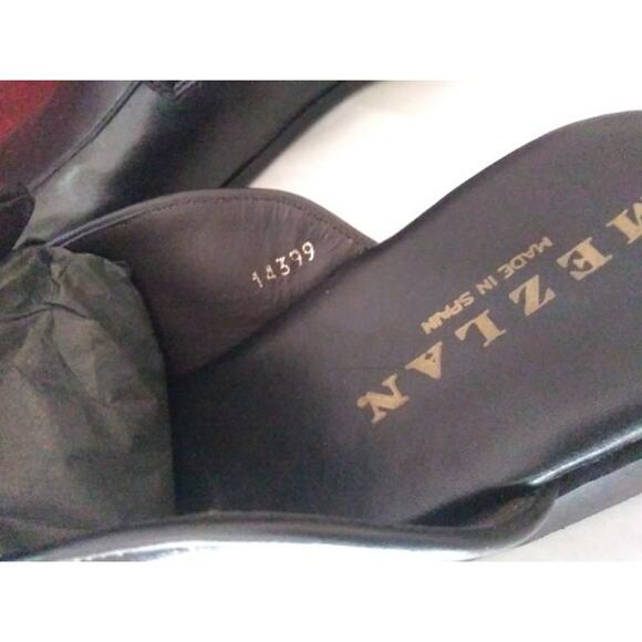 NIB Mezlan Men\'s Black Horse Beat Leather Mule Size 7 And 1/2 Made In Spain main image 6
